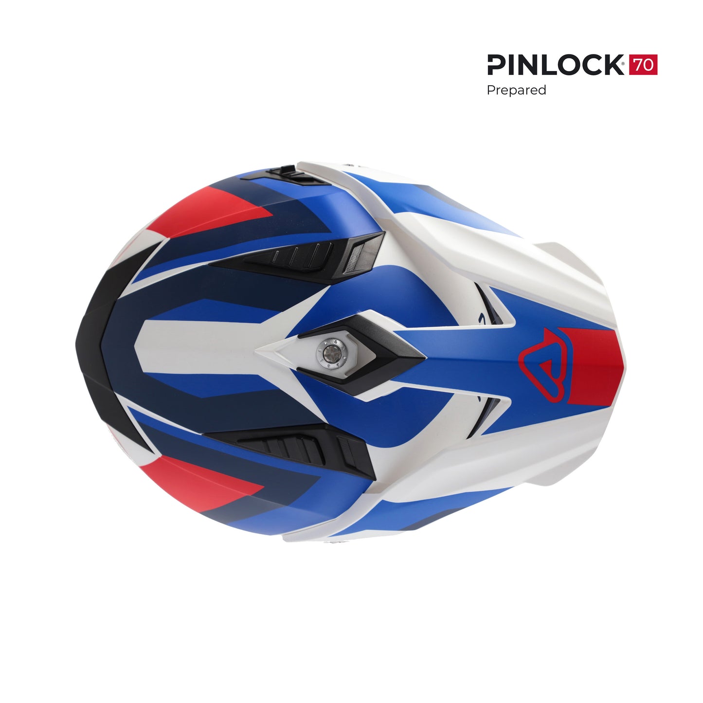 Acerbis - Flip FS-606 Dual Road Helmet - White/Blue/Red - (ECE 22.06 Safety Approved)