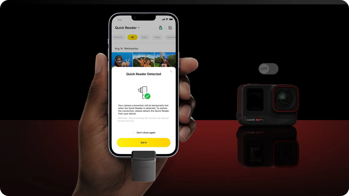 Insta360 - Ace Pro 2 Quick Reader