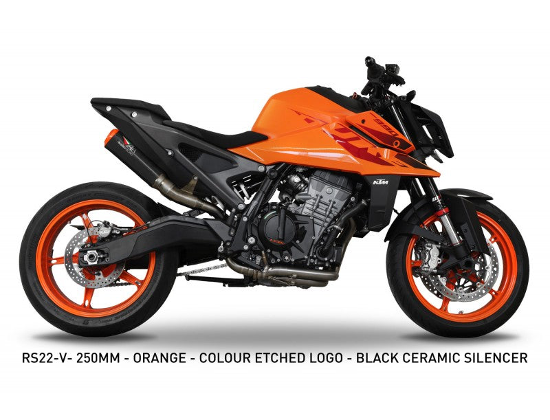 Austin Racing - KTM 990 R RS22 / RS22-V Twin System Under-seat Box Delete Exhaust