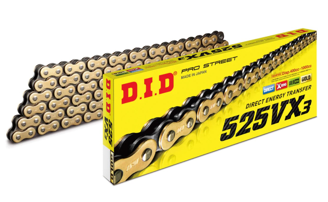 D.I.D Chain - 525VX3 Pro Street X-Ring Series
