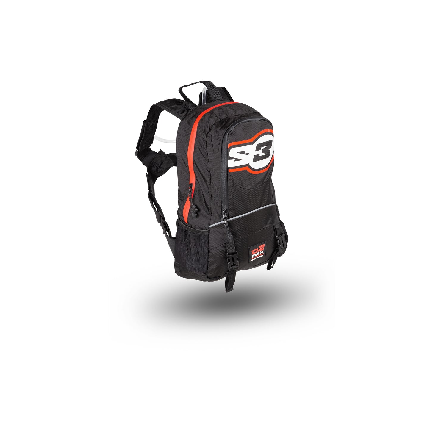 S3 - O2 Max Hydration Bag 15L, 3L Capacity Red & Blue