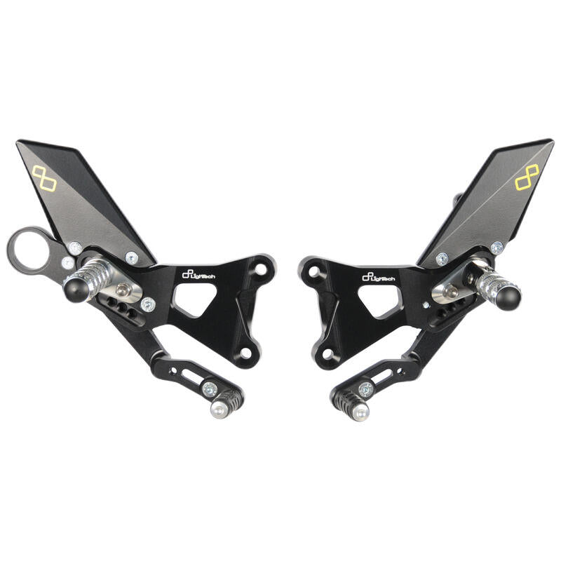 Lightech - Adjustable Rearsets Fixed Or Folding Footpegs BMW S1000RR & HP4 (2009-2014)