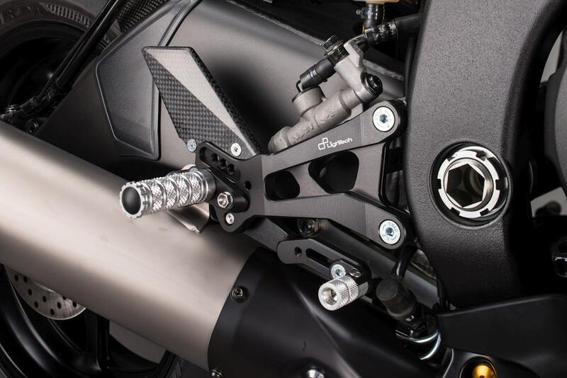 Lightech - Adjustable Rearsets Fixed Or Folding Footpegs YZF-R6 (2017-2025)