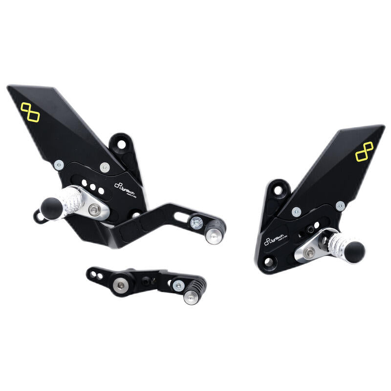 Lightech - Adjustable Rearsets Yamaha MT09, Tracer & XSR (2021-2025)