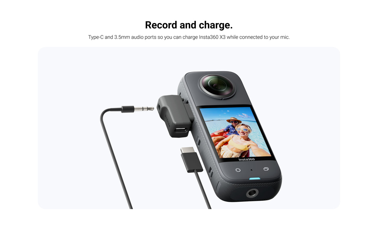 Insta360 - X3 Microphone Adapter