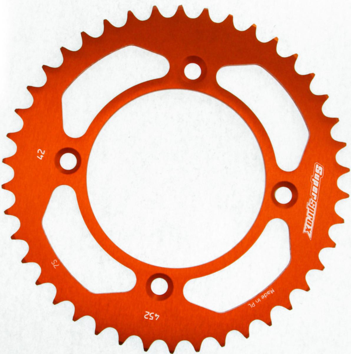 Supersprox - 39T Orange Aluminium Rear Sprocket KTM 50 2014+