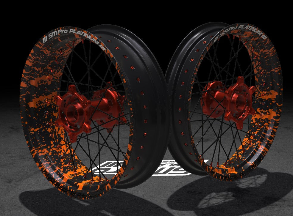 SM Pro Platinum - Supermoto Wheel Set