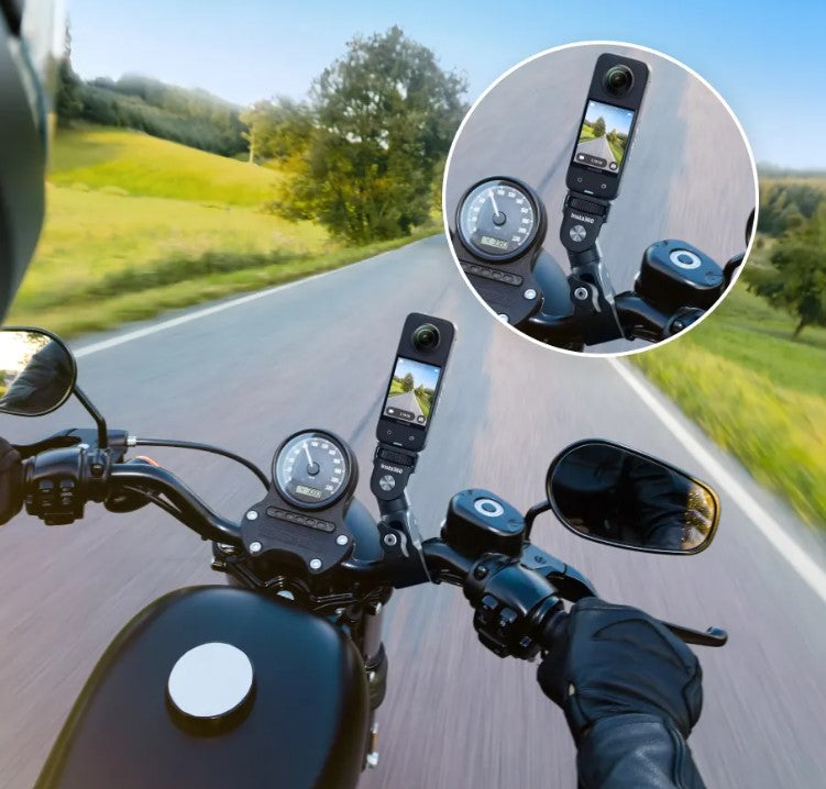 Insta360 - X4 8K 360 Action Camera - Motorcycle Bundle