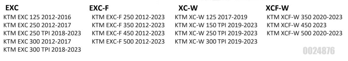 Acerbis - Teketmagnet Swingarm protector KTM EXC/F & XC/F/W (2012-2023)