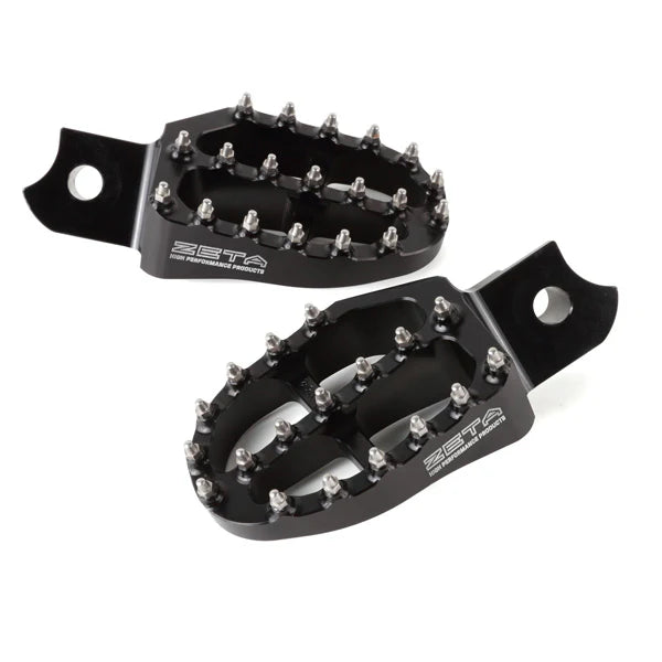 Zeta - Black Aluminium Footpegs KTM MX & ADV
