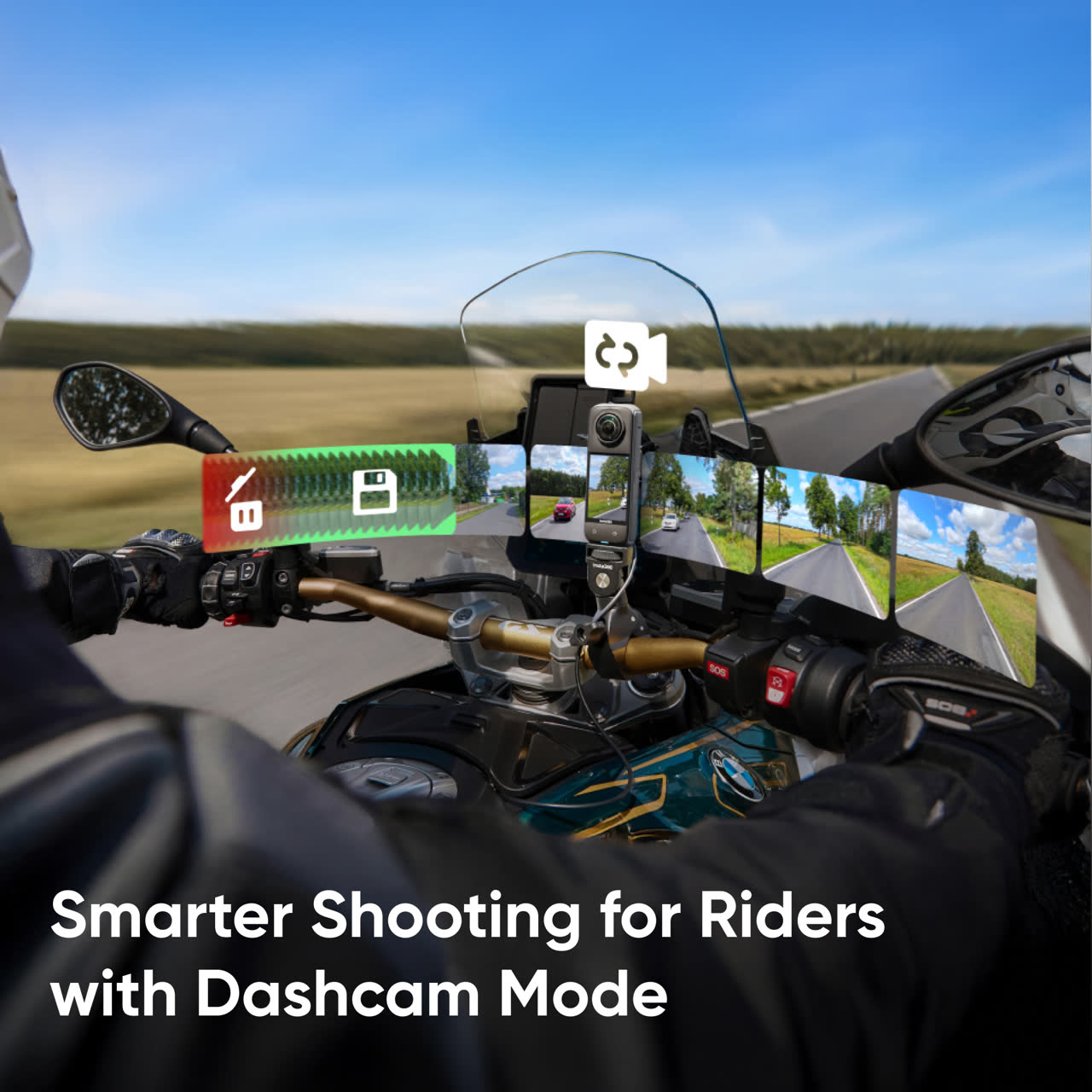 Insta360 - X4 8K 360 Action Camera - BMW Motorrad Limited Edition