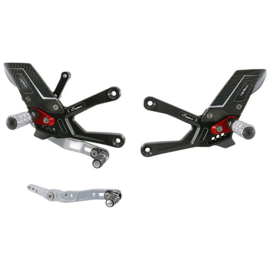 Lightech - R-Version Adjustable Rearsets Yamaha YZF-R1 / R1M (2015-2025)