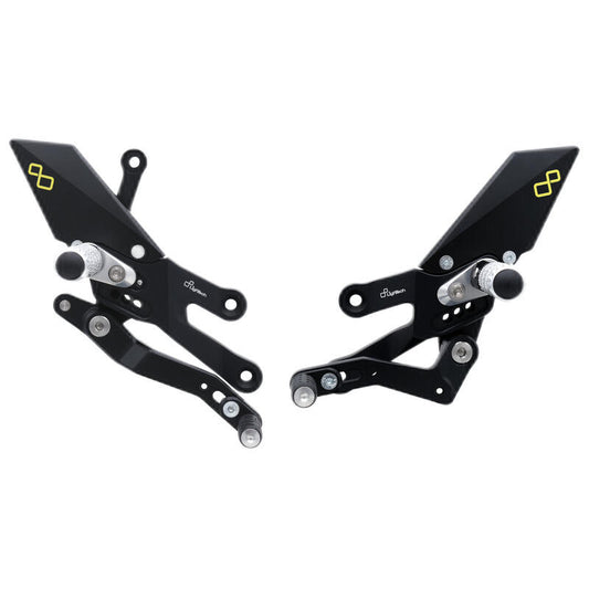Lightech - Adjustable Rearsets Yamaha R7 (2022-2025)