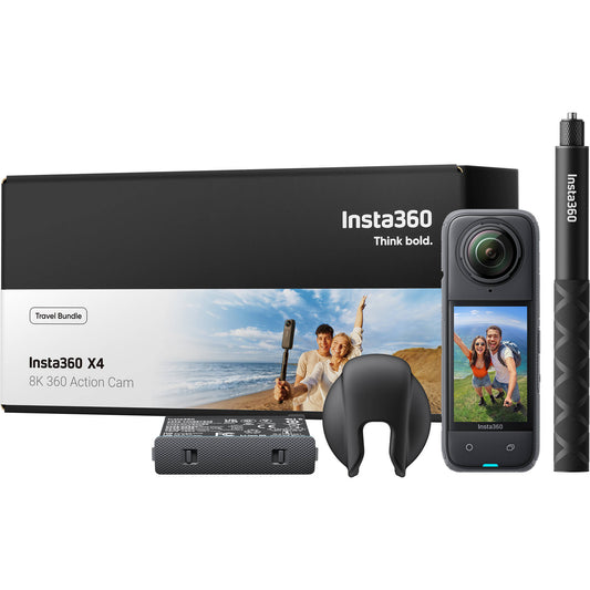Insta360 - X4 8K 360 Action Camera - Travel Bundle