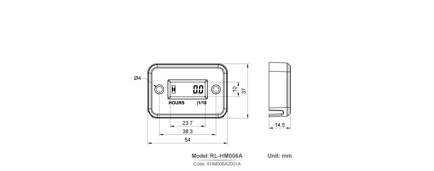 RunLeader - Hour Meter RL-HM006