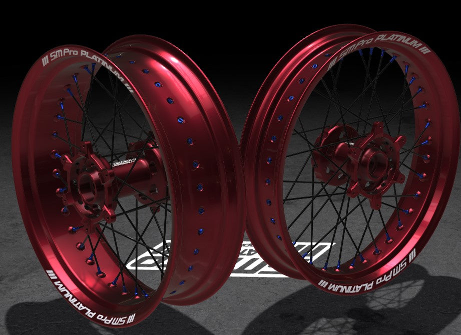 SM Pro Platinum - Supermoto Wheel Set