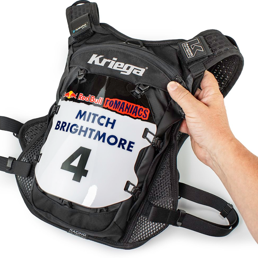 Kriega Race Number Board – Hydro Race Backpack Race Identification Panel