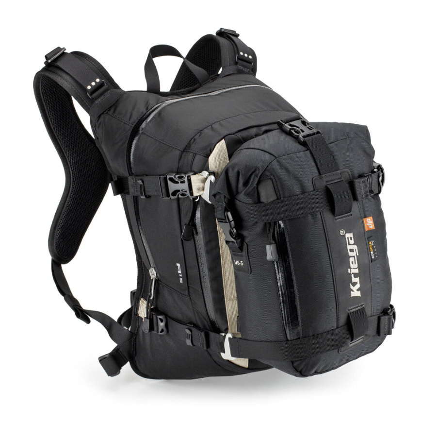 Kriega R15 Motorcycle Backpack – 15L Enduro, Road & Adventure Riding