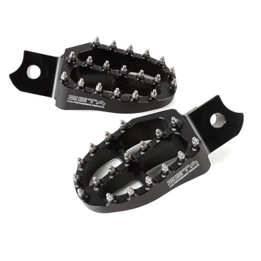 Zeta - Black Aluminium Footpegs KTM MX & ADV