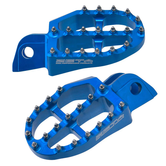Zeta -Light Blue Aluminium Footpegs Husqvarna (2016-2022)